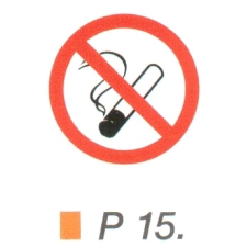  Dohányozni tilos! P15 információs címke