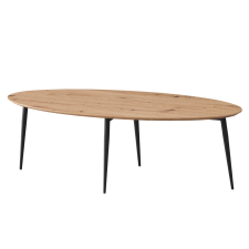  Dohánytóasztal, artisan tölgy/fekete, SANAM bútor