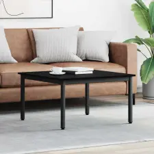  Dohányzóasztal Fekete tölgy 80 x 80 x 45 cm Faanyag bútor