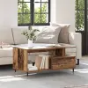  Dohányzóasztal fiókkal Régi fa 90 x 49 x 45 cm Faanyag