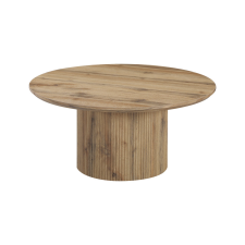  Dohányzóasztal, tölgy, átmérő 80 cm, MAHIR TYP 2 bútor