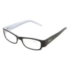 Dolce &amp; Gabbana Dolce és Gabbana 53 mm fekete-fehér szemüvegkeret DGDD116182753 szemüvegkeret