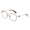 Dolce & Gabbana DG1366 1351 Pink Gold/Bordeaux Demo Lens szemüveg