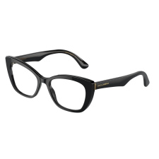 Dolce & Gabbana DG3360 3246 Black/Transparent Grey Demo Lens szemüveg szemüvegkeret