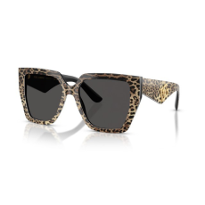 Dolce & Gabbana DG4438 316387 LEO BROWN ON BLACK DARK GREY napszemüveg