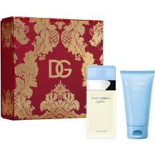 Dolce&Gabbana Light Blue Christmas ajándékszett hölgyeknek kozmetikai ajándékcsomag