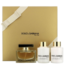 Dolce & Gabbana The One SET: edt 100ml + Testápoló 100ml + tusfürdő gél 100ml kozmetikai ajándékcsomag