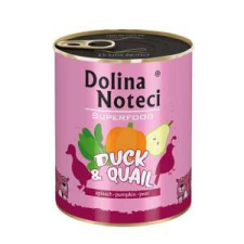 DOLINA NOTECI Dolina 800gr Kacsa és Fürj kutyaeledel