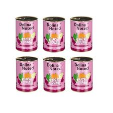 DOLINA NOTECI Premium SuperFood kacsa fürjjel 6 x 400 g kutyaeledel