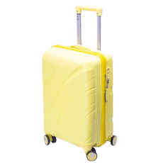 Dollcini , Világjáró Bőrönd 24", 63x26 x 42cm, (357890-162B), Sárga
