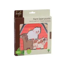 Dolls World Jouéco® - Háziállatok réteges puzzle egyéb bébijáték