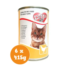 Dolly Cat konzerv csirke 6x415g macskaeledel