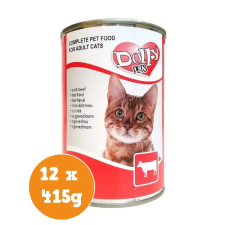 Dolly Cat konzerv marha 12x415g macskaeledel