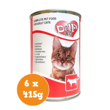Dolly Cat konzerv marha 6x415g macskaeledel