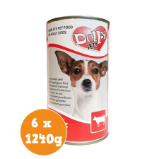 Dolly Dog konzerv marha 6x1240g kutyaeledel
