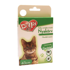  Dolly Natural Bolha és kullancsriasztó nyakörv macskák részére fehér 43cm élősködő elleni készítmény macskáknak