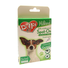 Dolly Natural bolha és kullancsriasztó spot on kutyák részére 5x1ml élősködő elleni készítmény kutyáknak