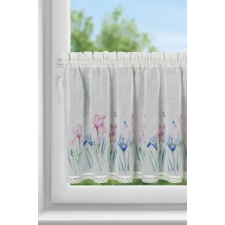  Dolorez írisz mintás vitrázs függöny Fehér 60x150 cm lakástextília