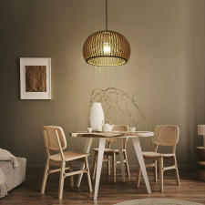 DOMENOLED DOMENO ID-564 függesztett mennyezeti lámpa, 1xE27, barna világítás