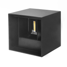 DOMENOLED DOMENO ID-597 oldalfali lámpa, 6W, fekete világítás