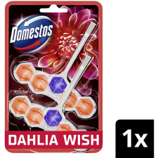 DOMESTOS Aroma Lux WC frissítő blokk, Dahlia Wish koncentrált illóolajokkal 2 × 50 g tisztító- és takarítószer, higiénia