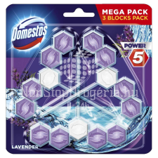DOMESTOS DOMESTOS Power5 WC-rúd 3x55 g Lavender tisztító- és takarítószer, higiénia