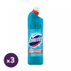 DOMESTOS Extended Power fertőtlenítő hatású folyékony tisztítószer, atlantic (3x750 ml)