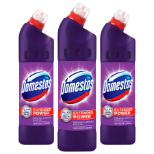 DOMESTOS Extended Power fertőtlenítő hatású folyékony Tisztítószer Lavender 3x750ml tisztító- és takarítószer, higiénia