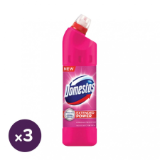DOMESTOS Extended Power fertőtlenítő hatású folyékony tisztítószer, pink (3x750 ml) tisztító- és takarítószer, higiénia