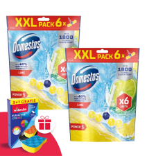DOMESTOS Power5 WC frissítő blokk Lime (12x50g) tisztító- és takarítószer, higiénia