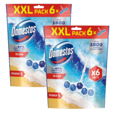 DOMESTOS Power5 WC frissítő blokk Ocean (12x50g) tisztító- és takarítószer, higiénia