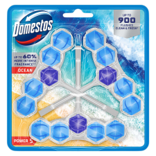 DOMESTOS Power5 WC frissítő blokk Ocean (3x50g) tisztító- és takarítószer, higiénia