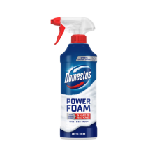 DOMESTOS Power Foam Arctic Fresh WC és fürdőszoba tisztító hab (435 ml) tisztító- és takarítószer, higiénia
