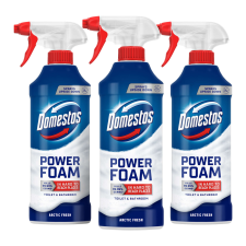 DOMESTOS Power Hab spray Arctic Fresh 3x435ml tisztító- és takarítószer, higiénia