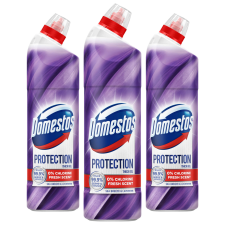 DOMESTOS Protection klórmentes fertőtlenítő hatású Tisztítószer Sea Breeze & Lavender 3x700ml tisztító- és takarítószer, higiénia