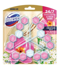 DOMESTOS Toalett öblítő DOMESTOS Aroma Lux Pink Jasmine & Elderflower 3x55g tisztító- és takarítószer, higiénia