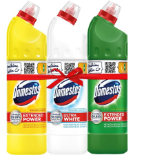 DOMESTOS Ultra White, Extended Power Citrus & Pine, 3× 750 ml tisztító- és takarítószer, higiénia