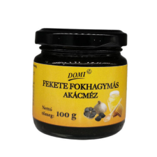 Domi Fekete fokhagymás akácméz 100g üvegben méz