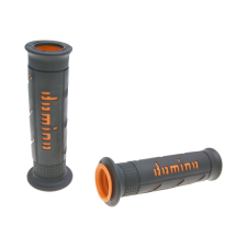 Domino A250 on-road fekete/narancssárga nyitott végű kormánymarkolat szett egyéb motorkerékpár alkatrész