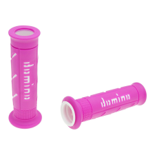 Domino Domino A250 on-road pink/fehér nyitott végű kormánymarkolat szett markolatgumi