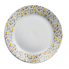 Domotti Tányér lapos 23 cm porcelán Amarillo 62462 tányér és evőeszköz