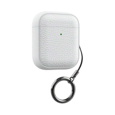 Domshop AirPods tok bőrhatású textúrával, kulcstartóval fülhallgató, fejhallgató tok