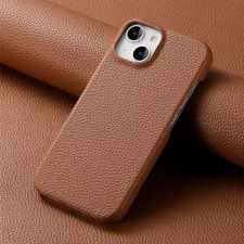 Domshop iPhone Valódi Marhabőr Tok tok és táska