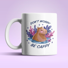 Don&#039;t worry Be cappy capybara bögre bögrék, csészék
