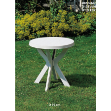  DON 70-ES KEREK ASZTAL FEHÉR kerti bútor