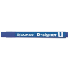 DONAU Alkoholos marker, 2-4 mm, kúpos, DONAU "D-signer U", kék