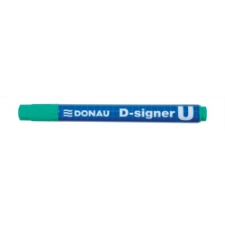 DONAU "D-signer U" alkoholos marker, 2-4 mm, zöld, kúpos filctoll, marker