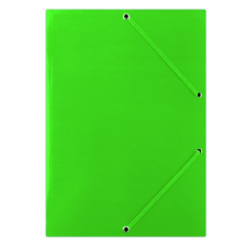 DONAU Gumis mappa DONAU A/4 karton zöld mappa