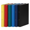 DONAU Gyűrűs könyv, 2 gyűrű, 35 mm, A4, PP/karton, Donau, fekete (3732001PL-01)
