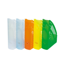 DONAU Iratpapucs, műanyag, 70 mm, DONAU, áttetsző narancs irattartó